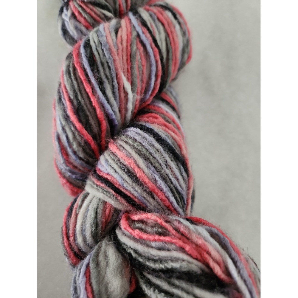 Buttercream Luxe Craft Wool Blend Multicolor Yarn 3.5 oz  Black Blue Pink Gray